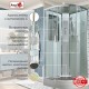 Душевая кабина Avacan A2010 AVA 100x100, стекла прозрачные, профиль хром
