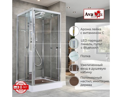 Душевая кабина Z1910LED Душевая кабина Z1910LED