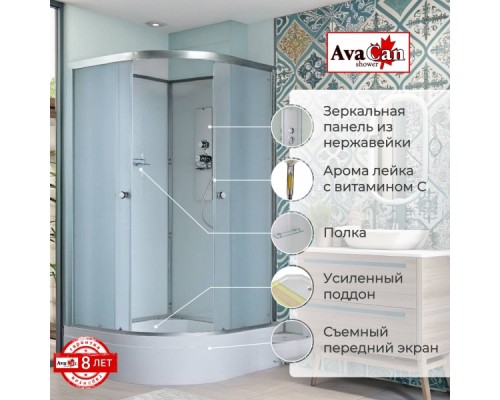 Душевая кабина D3080 N без крыши Душевая кабина D3080 N без крыши