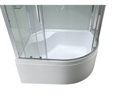 Душевая кабина Avacan EM5812LNT AVA 120x80 левая, без крыши, стекла прозрачные, профиль хром