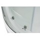 Душевую кабина Avacan EM3080NT AVA 80x80, стандарт, стекла матовое/прозрачное, профиль хром
