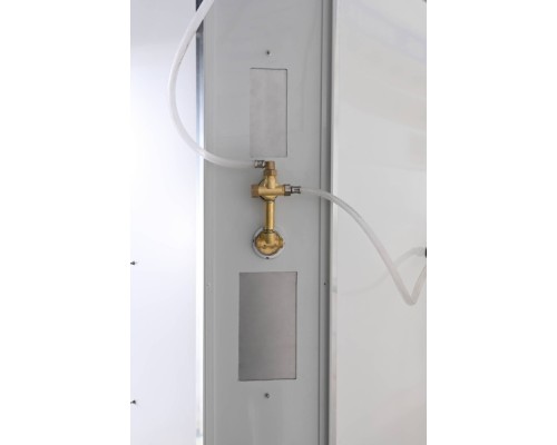 Душевую кабина Avacan EM3080NT AVA 80x80, стандарт, стекла матовое/прозрачное, профиль хром