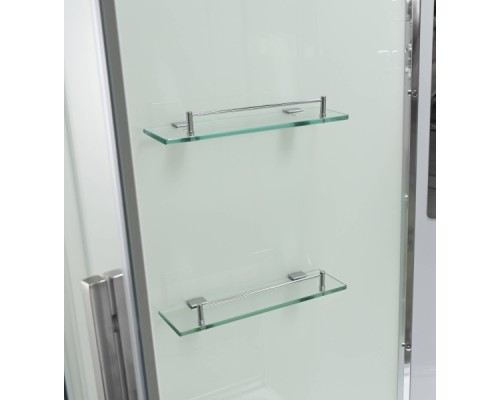 Душевую кабина Avacan EM3080NT AVA 80x80, стандарт, стекла матовое/прозрачное, профиль хром