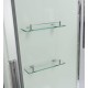 Душевую кабина Avacan EM3080NT AVA 80x80, стандарт, стекла матовое/прозрачное, профиль хром