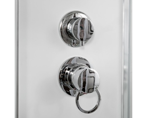 Душевая кабина Avacan EM1510 AVA 100x100 стандарт, стекла с узором, профиль хром Душевая кабина Avacan EM1510 AVA 100x100 стандарт, стекла с узором, профиль хром