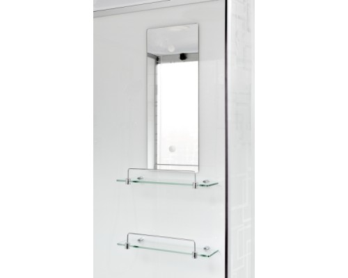 Душевая кабина Avacan EM1510 AVA 100x100 стандарт, стекла с узором, профиль хром Душевая кабина Avacan EM1510 AVA 100x100 стандарт, стекла с узором, профиль хром