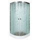 Душевая кабина Avacan EM2011GM AVA 110x110 с гидромассажем, стекла с узором, профиль хром