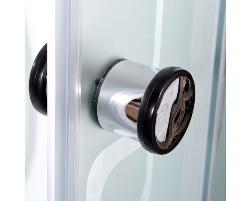 Душевая кабина Avacan EM2011GM AVA 110x110 с гидромассажем, стекла с узором, профиль хром