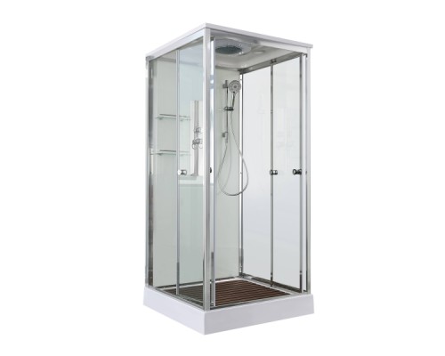 Душевая кабина Avacan V2090 AVA 90x90 стандарт, стекла прозрачные, профиль хром
