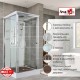 Душевая кабина Avacan V2090 AVA 90x90 стандарт, стекла прозрачные, профиль хром