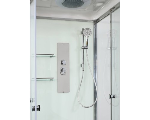 Душевая кабина Avacan V2090 AVA 90x90 стандарт, стекла прозрачные, профиль хром