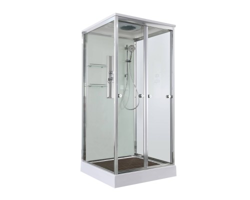 Душевая кабина Avacan V2090 AVA 90x90 стандарт, стекла прозрачные, профиль хром