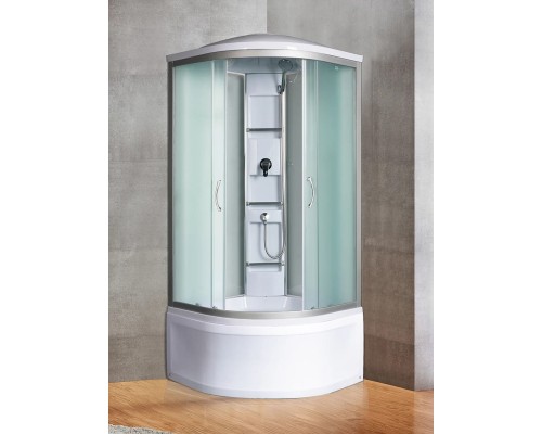Душевая кабина River AMUR 90/44 MT 90х90 матовое стекло, профиль хром матовый