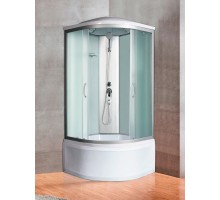 Душевая кабина River DESNA 80/43 MT 80х80 матовое стекло, профиль хром матовый