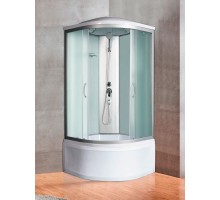 Душевая кабина River DESNA XL 80/43 MT 80х80 матовое стекло, профиль хром матовый