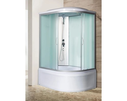 Душевая кабина River DESNA XL 100/80/44 MT L 100х80 матовое стекло, профиль хром матовый, левая