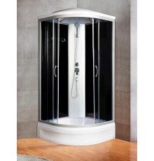 Душевая кабина River DESNA 90/24 TH 90х90 тонированное стекло, профиль хром матовый