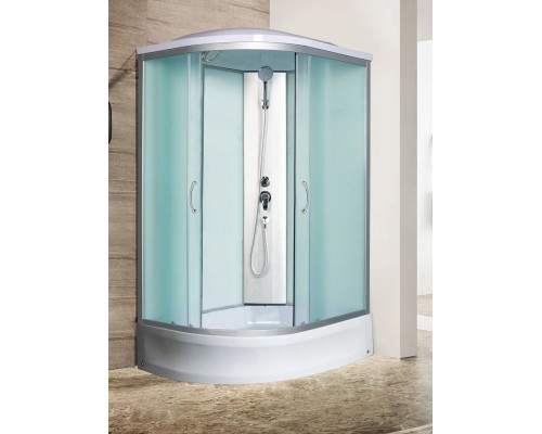 Душевая кабина River DESNA 100/80/24 MT R 100х80 матовое стекло, профиль хром матовый, правая