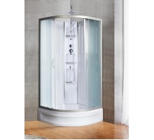 Душевая кабина River LENA Б/К 90/24 MT 90х90 без крыши, матовое стекло, профиль хром матовый