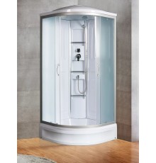 Душевая кабина River LENA 90/24 MT 90х90 матовое стекло, профиль хром матовый