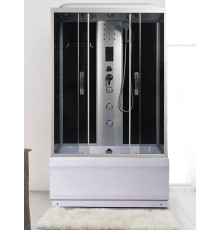 Душевая кабина River SENA 120/80/50 TH 120х80 тонированное стекло, профиль хром матовый