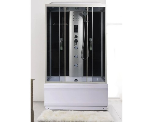 Душевая кабина River SENA 120/80/50 TH 120х80 тонированное стекло, профиль хром матовый
