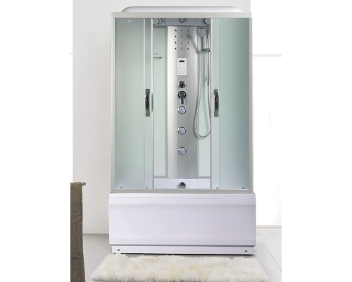 Душевая кабина River SENA 120/80/50 MT 120х80 матовое стекло, профиль хром матовый