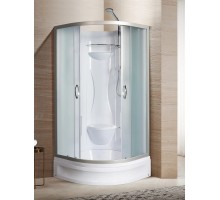 Душевая кабина River REIN 80/24 MT 80х80 матовое стекло, профиль хром матовый