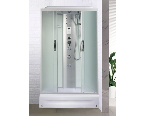 Душевая кабина River SENA 120/80/24 MT 120х80 матовое стекло, профиль хром матовый