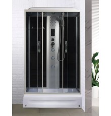 Душевая кабина River SENA 120/80/24 TH 120х80 тонированное стекло, профиль хром матовый