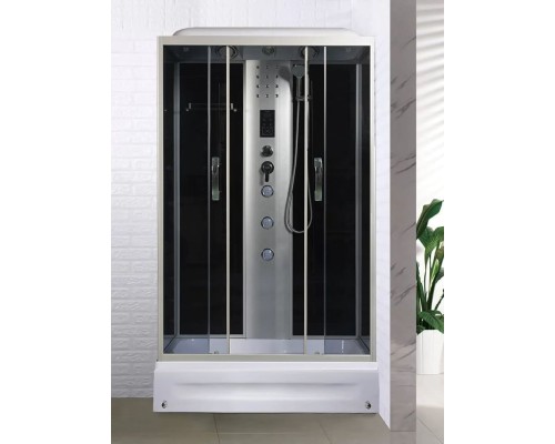 Душевая кабина River SENA 120/80/24 TH 120х80 тонированное стекло, профиль хром матовый
