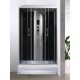 Душевая кабина River SENA 120/80/24 TH 120х80 тонированное стекло, профиль хром матовый