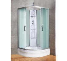 Душевая кабина River AMUR Б/К 90/24 MT 90х90 без крыши, матовое стекло, профиль хром матовый