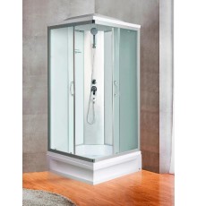 Душевая кабина River QUADRO 90/24 MT 90х90 матовое стекло, профиль хром матовый