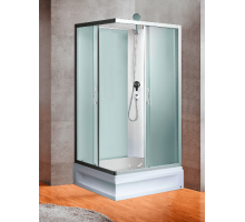 Душевая кабина River QUADRO Б/К 90/70/24 MT 90х70 без крыши, матовое стекло, профиль хром матовый