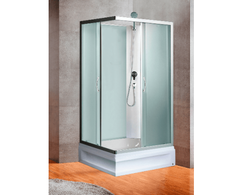 Душевая кабина River QUADRO Б/К 90/70/24 MT 90х70 без крыши, матовое стекло, профиль хром матовый