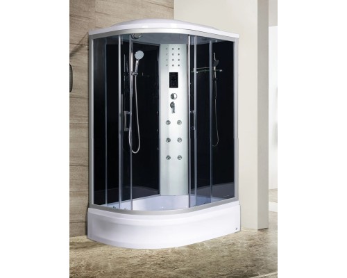 Душевая кабина River DUNAY 120/80/24 TH R 120х80 тонированное стекло, профиль хром матовый, правая