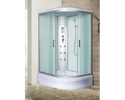 Душевая кабина River DUNAY 120/90/24 MT L 120х90 матовое стекло, профиль хром матовый,левая