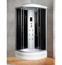 Душевая кабина River DUNAY 80/24 TH 80х80 тонированное стекло, профиль хром матовый