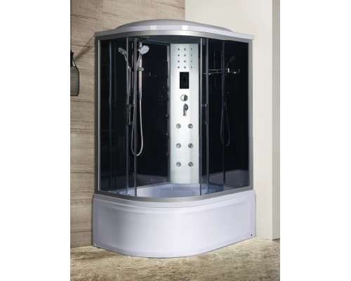 Душевая кабина River DUNAY  120/90/44 TH R 120х90 тонированное стекло, профиль хром матовый, правая