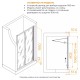 Душевая дверь RGW Classic 110x195 CL-21 стекло прозрачное, профиль хром