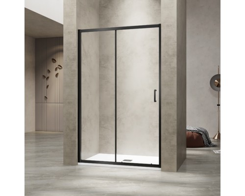 Душевая дверь 100*195 RGW PA-114-B Чёрный/Прозрачное/6 мм (98-102) (EasyClean) (030811410-14)
