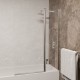 Шторка на ванну RGW SC-11 прозрачное стекло 6 мм цв. профиля хром арт.03111110-11