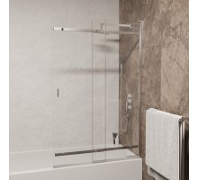 Шторка на ванну RGW SC-44 прозрачное стекло 6 мм цв. профиля хром арт.03114410-11