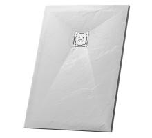 Душевой поддон прямоугольный RGW ST-W белый искусственный камень cерия Stone Tray (90*140*2,5) 16152914-01