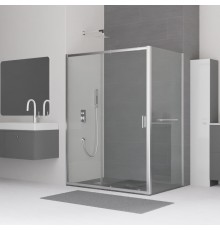 Душевой уголок RGW CL-48-1 (CL-14+Z-060-1) прозрачное cтекло цвет профиля 5 мм 320948103-0