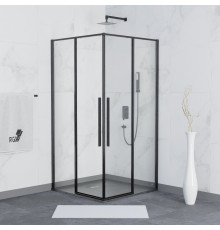 Асимметричные Душевая дерь RGW SV-31-B Прозрачное cтекло цвет профиля 6 мм 32323100-14