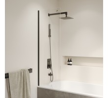 Стационарная шторка на ванну RGW SC-056-B 50*150 прозрачное стекло 6 мм 351105650-14