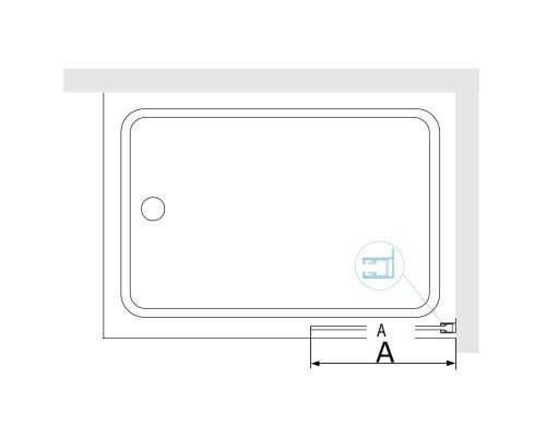 Шторка на ванну RGW SC-056-8-B прозрачное стекло 8 мм цв. профиля чёрный арт.35110562850-14