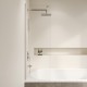 Стационарная шторка на ванну RGW SC-056 30*150 прозрачное стекло 6 мм 351105630-11